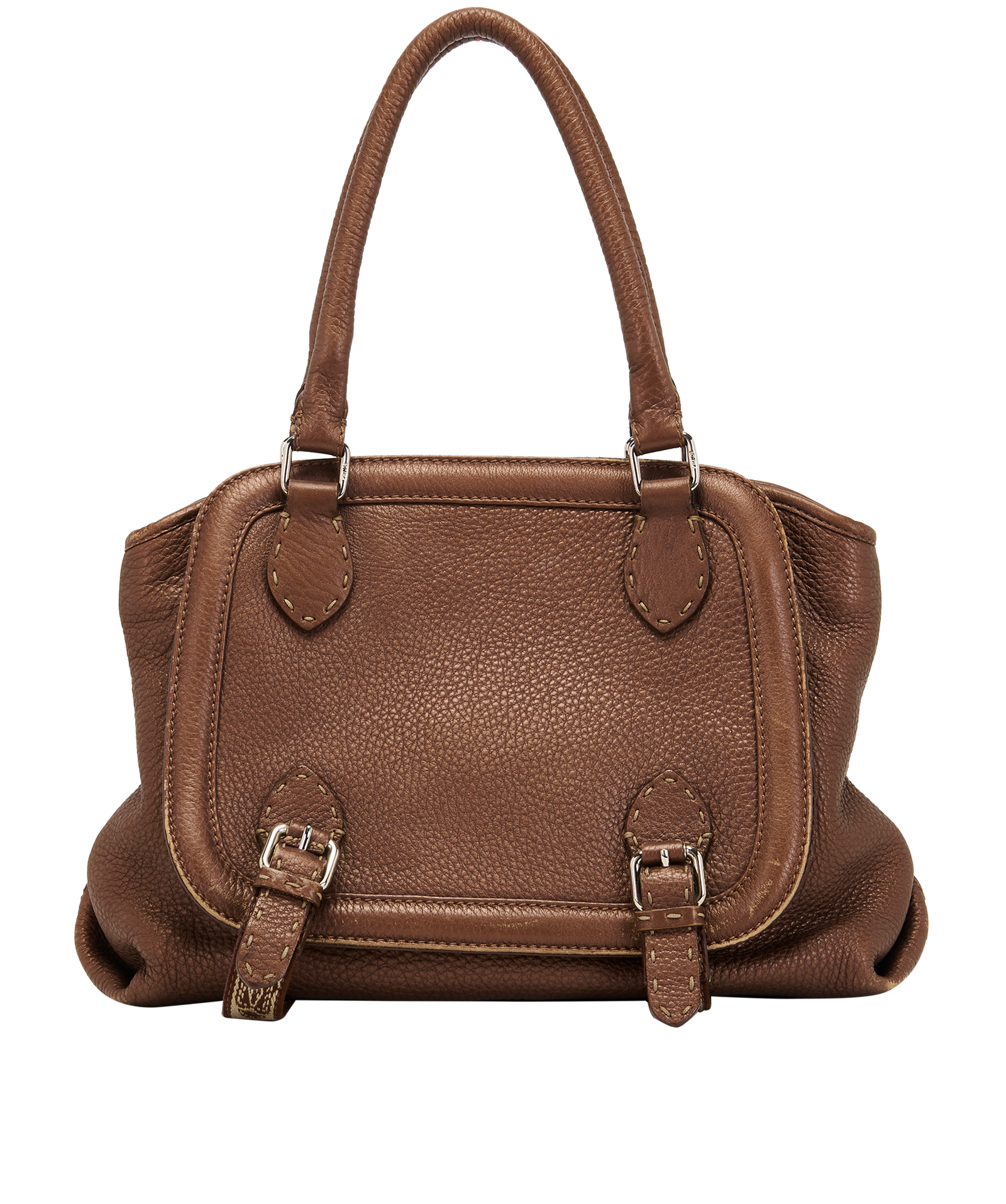 Selleria Messalina, &pound;320, Handbags, Brown, Leather, Back view